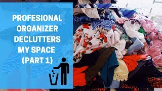 PROFFESIONAL ORGANIZER DECLUTTERS MY HOUSE Part 1 DEBTEMBER DAY 18 [upl. by Teloiv]