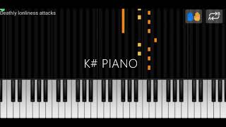 Hifumi 猛独が襲う Deathly Loneliness Attacks Piano tutorialversion synthesia piano tutorialSheets [upl. by Nereen260]