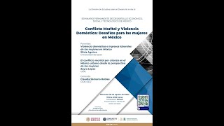 Seminario Violencia doméstica e ingresos laborarles [upl. by Atteinotna]