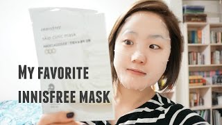 Innisfree Madecassoside Skin Clinic Mask Review [upl. by Blossom]