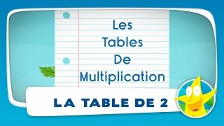 Comptines pour enfants  La Table de 2 apprendre les tables de multiplication [upl. by Patrizia]