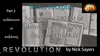 Part 2  An Examination of Scriveners 190 List by Nick Sayers [upl. by Ullyot547]