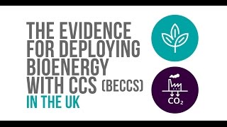 The Evidence for Deploying Bioenergy with CCS BECCS in the UK [upl. by Kyre]