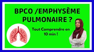 BPCO  EMPHYSEME PULMONAIRE  Symptômes Causes Traitement en 10 min [upl. by Veedis548]