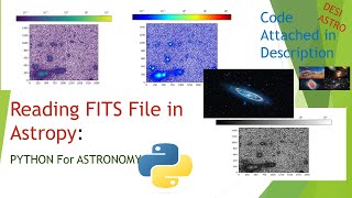 How To Read FITS File For Beginners Astropy Python For ASTRONOMY IMAGE Analysis DESI ASTRO [upl. by Ambrogino522]