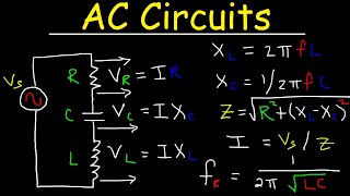 AC Circuits  Impedance amp Resonant Frequency [upl. by Cinimmod]