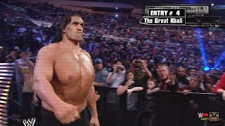 The Great Khali in the Royal Rumble Match Royal Rumble 2008 [upl. by Lunsford]