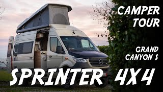 SPRINTER 4x4  Grand Canyon S CAMPER TOUR [upl. by Eidnahs]