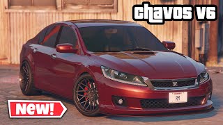 Customising The NEW Dinka Chavos V6 Honda Accord On GTA 5 [upl. by Auqenaj]