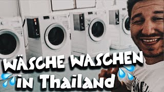 Das ERSTE MAL WÄSCHE WASCHEN in Thailand Weltreise Vlog [upl. by Sollie285]