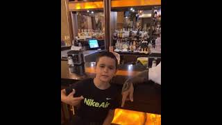 Niño canta quotprendete un bluntquot con dharius en restaurantes dharius [upl. by Yeslaehc132]