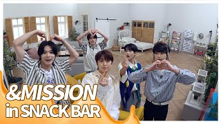 ampAUDITION ampMISSION in SNACK BAR  K  FUMA  YUMA  HARUA  YEJUN [upl. by Elah320]