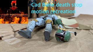 Cad Bane vs Boba Fett Clone Wars deleted scene stop motion recreation [upl. by Berry]