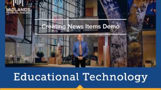 D2L Brightspace v107 Daylight Creating News Items Demo [upl. by Enoid]