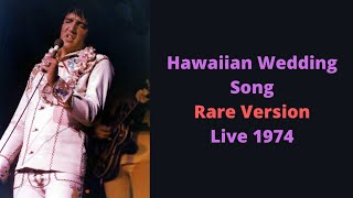 Hawaiian Wedding Song  1974 Version Pictures from the 68 Comeback Special [upl. by Denis]