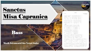 Sanctus BassMisa Capranica Notasi Angka [upl. by Fredric]