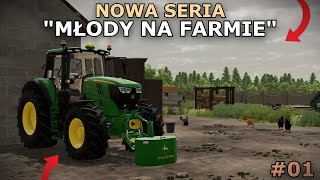 💥quotMłody Na Farmiequot 01 FS22 Nowa Seria 😱 Oprowadzenie Po GOSPODARSTWIE [upl. by Torrie313]