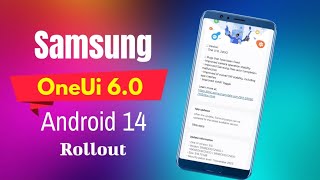 Samsung Release OneUi 60 Android 14 beta updates [upl. by Aicaca]