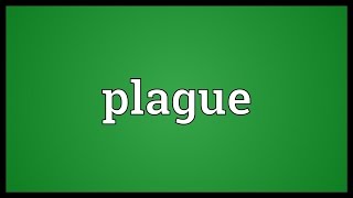 Plague Meaning [upl. by Eecyac597]