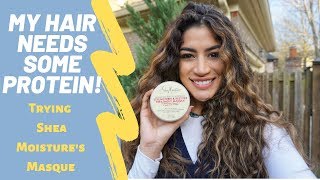 SHEA MOISTURE JAMAICAN BLACK CASTOR OIL MASQUE REVIEW  DEMO  NO HEAT [upl. by Arihaz]