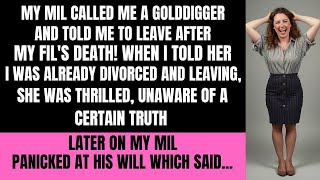 I Was Called a GoldDigger by My MotherinLaw But When the Will Was Read Everything Changed [upl. by Ainit]