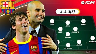 Messi and Guardiola Bring Back TikiTaka to Barcelona in EA FC 24 [upl. by Pollock]