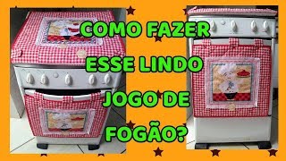 COMO FAZER ESSE LINDO JOGO DE FOGÃO PARA SUA COZINHA [upl. by Cullie654]