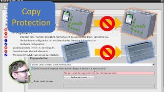 TIA Portal Copy Protection  Binding a program to a PLCSMC [upl. by Granese671]