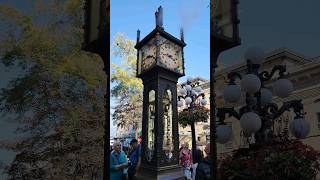 Gastown Steam Clock  Vancouver vancouver vintage [upl. by Oiruam]