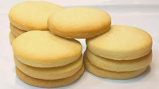 3 Ingredient Shortbread Cookies  Easy and Delicious Shortbread Cookies [upl. by Nalad]