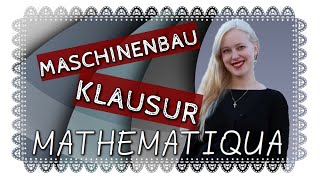 Maschinenbau Klausur Höhere Mathematik 1 [upl. by Etnahc]