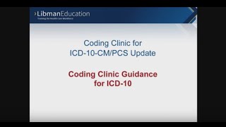 ICD10 Coding Clinic Update Coding Clinic Guidance for ICD10 [upl. by Suirauqed]