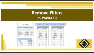 Magic of Remove Filters in Power BI [upl. by Ona]