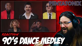 METALHEAD REACTS  PENTATONIX  quot90s Dance Medleyquot [upl. by Assiren]