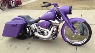 Harley Big Wheel Bagger Fatboy [upl. by Klinger329]