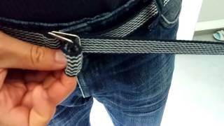 How to use a Double DRing Belt Buckle [upl. by Aljan815]