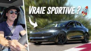 Je teste la Model 3 performance 2024  SPORTIVE sans ÂME [upl. by Ahselak]