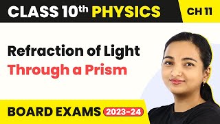 Refraction of Light Through a Prism The Human Eye and the Colorful World  Class 10 Physics [upl. by Gingras]