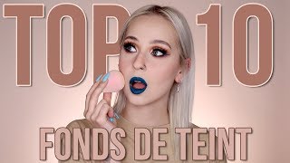 TOP 10 Fond de teint  MES PRÉFÉRÉS  couvrants amp matifiants [upl. by Hgielrac413]