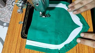 बुकरम ‌का‌ गला बनाना सीखें  bukram neck cutting and stitching  canvas neck design barkatbutique [upl. by Coffeng586]