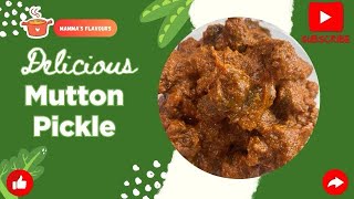 Mutton pickle yeah mutton achar ek baras tak store karkey frize mey store karsakte hye must try🙏❤️👍 [upl. by Raynor]