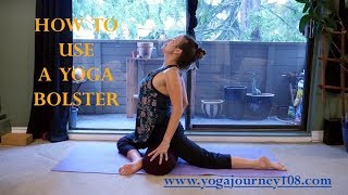 What Do I Do with This Full Yoga Sequence Using a Bolster [upl. by Refinney]