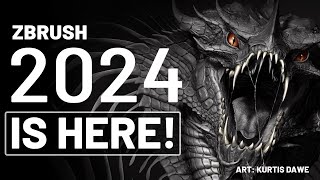 Zbrush 2024 Now Here  All New Features In 2 Mins [upl. by Polak]