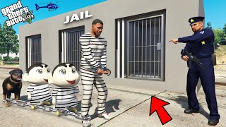 Franklin Shinchan amp Pinchan Arrested By Police In Gta 5 [upl. by Craig346]