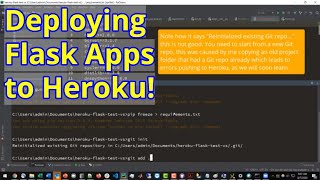 Deploying Flask Applications to Heroku with Gunicorn [upl. by Erund829]