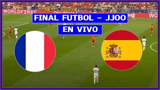 🔴 FRANCIA vs ESPAÑA EN VIVO ⚽ FINAL FÚTBOL MASCULINO  JJOO PARIS 2024  LA SECTA DEPORTIVA [upl. by Anaitak]