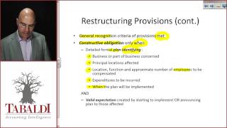 IAS 37  Restructuring Provisions [upl. by Fawnia]