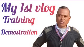 My 1st vlog  police training demostrationAPTCOSAP 2ndBnJharsugudaOdisha [upl. by Nihcas]