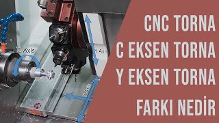 CNC Torna C Eksen CNC Torna Y Eksen CNC Torna Nedir Farkları Nelerdir [upl. by Aznaed]