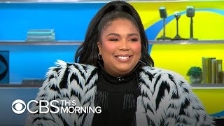 Lizzo responds to criticism over revealing Lakers game outfit quotI stay in my own positive bubblequot [upl. by Bradski]